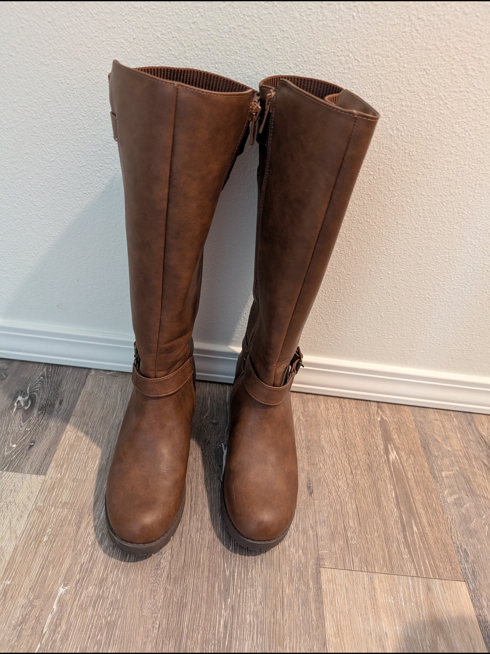 Classic Tall Brown Girls Riding Boots